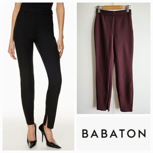 BABATON ATELIER Serra Trouser Pant Rich Maroon Size 2